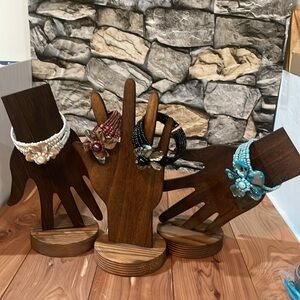 Vintage‎ Keshi Pearl Center Cuff Bracelets Turquoise, White, Red and Black